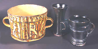 North Staffordshire slipware and blackware from 'throwing clays'