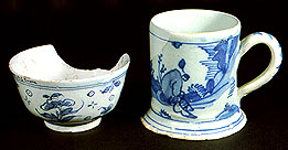 English delftware, London and London/Bristol types; identifier pw28 